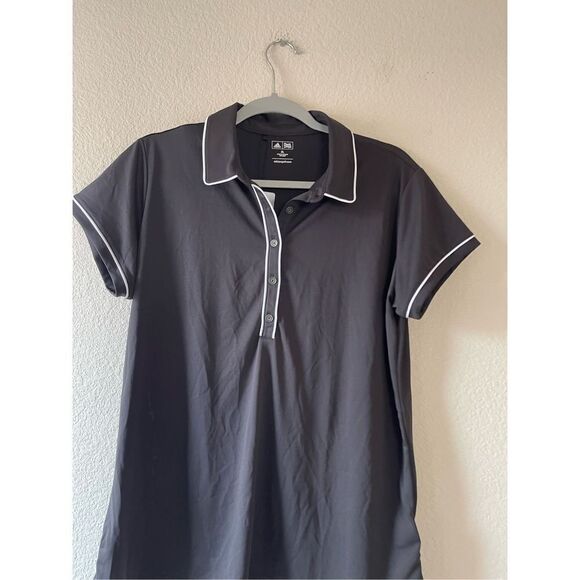 NWT‎ adidas womens black polo size xl - Picture 2 of 5